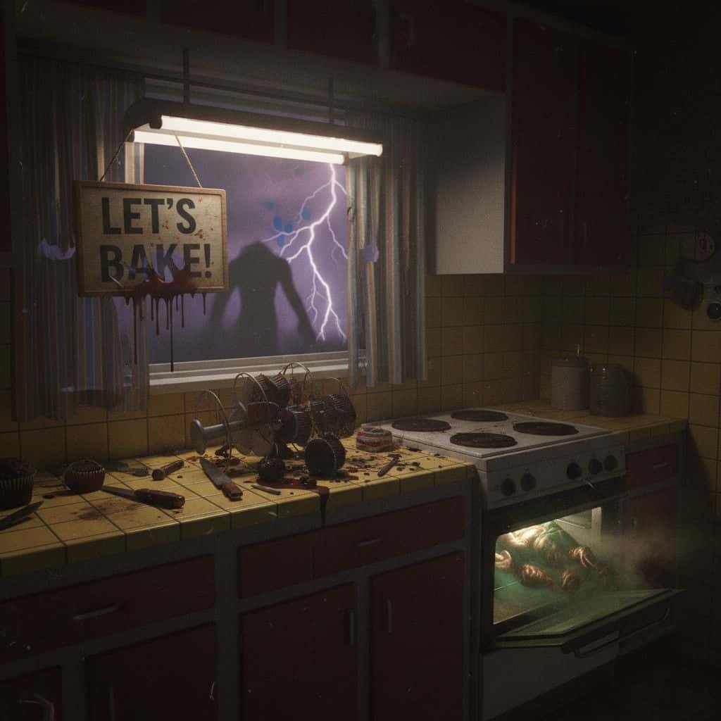 Gemini AI photo prompts preview — Ghost Face 90s Horror Still