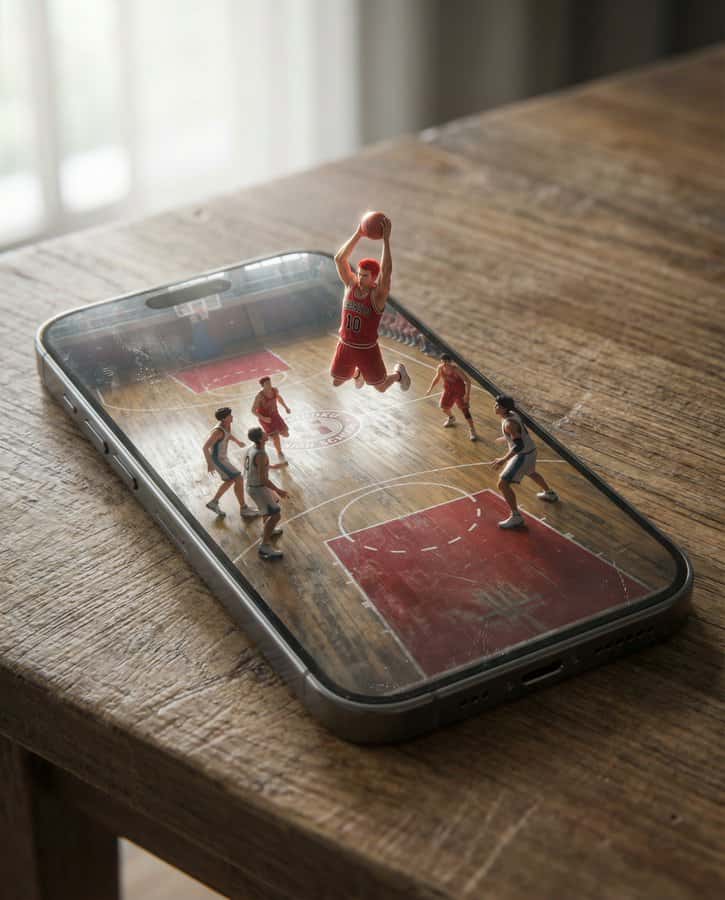 Gemini AI photo prompts preview — Bringing the World of Sports into Your Pocket with a Smartphone Screen