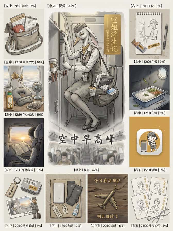 Gemini AI photo prompts preview — Flight Attendant's Life