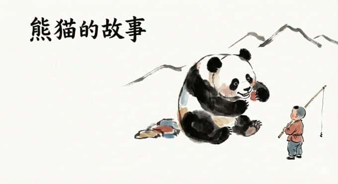 Gemini AI photo prompts preview — New Chinese Style Ink Painting Picture Book