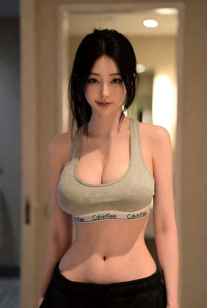 Gemini AI photo prompts preview — Light Gray Sports Bra's Comfortable Moments