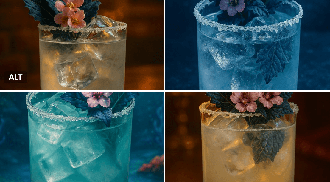 Gemini AI photo prompts preview — Disney Cocktail
