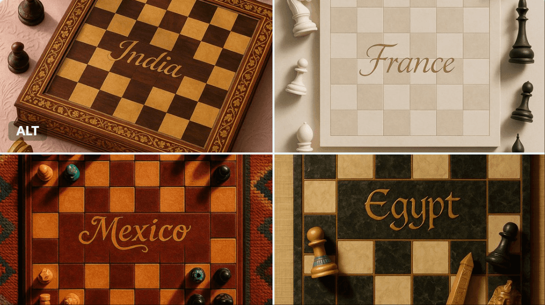 Gemini AI photo prompts preview — Playing Chess with Your Own Aesthetic