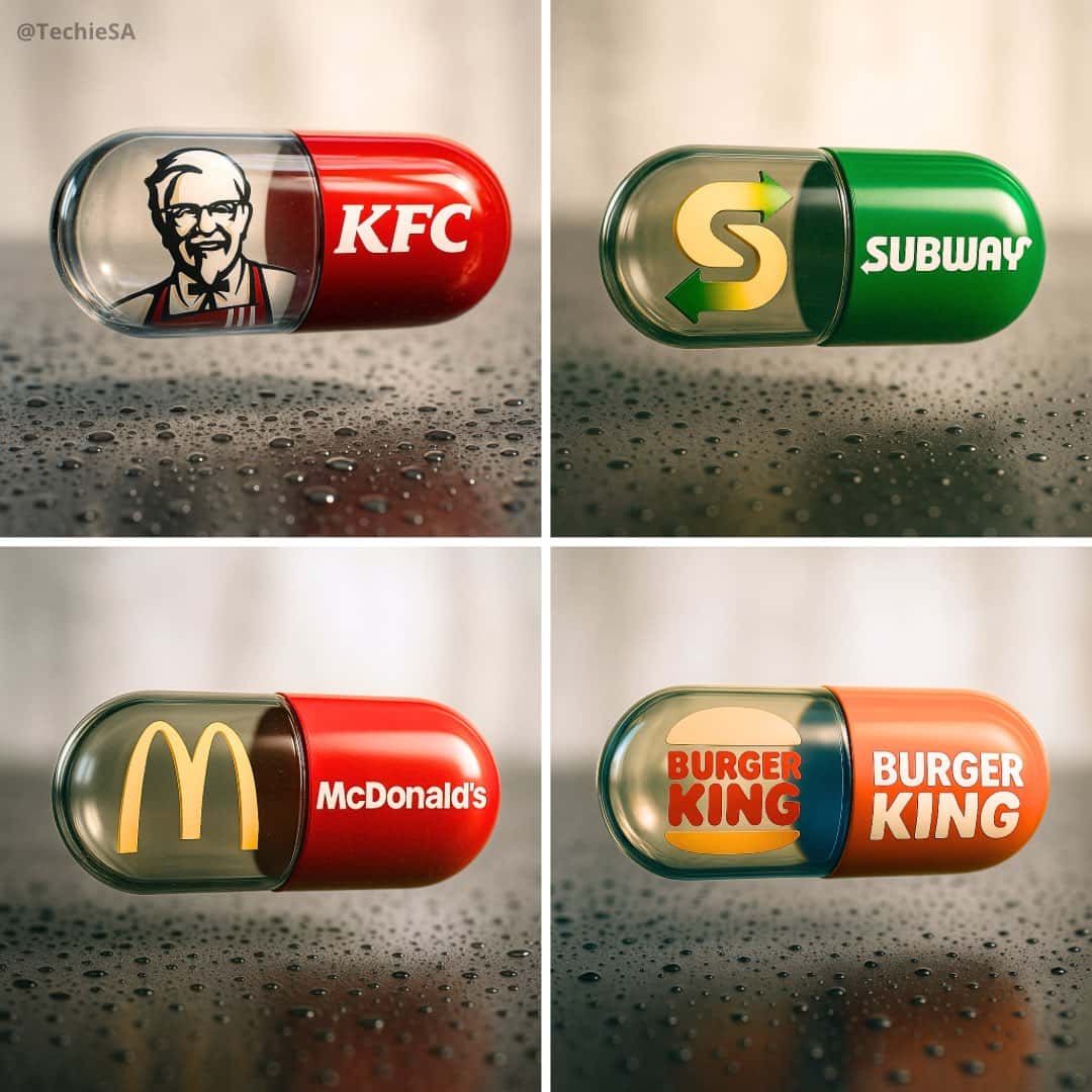 Gemini AI photo prompts preview — Brand Fast Food Capsule