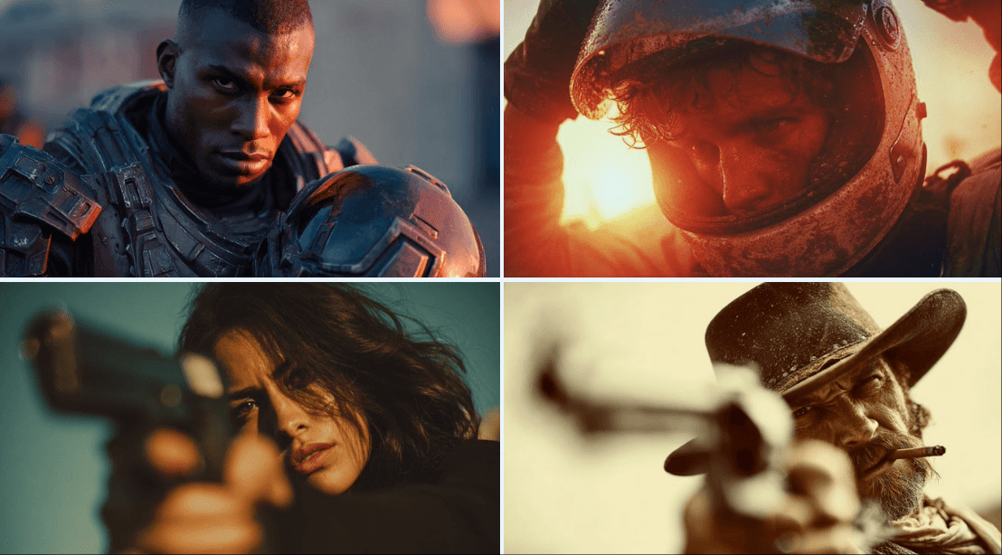 Gemini AI photo prompts preview — Cinematic Shot