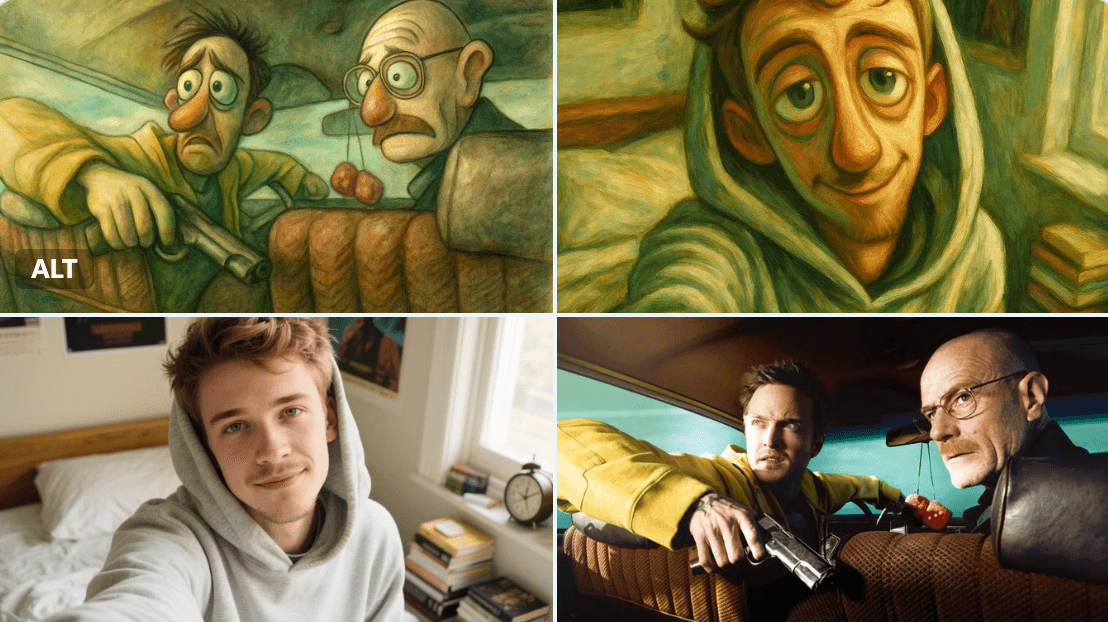 Gemini AI photo prompts preview — Bizarre and Dreamlike Surreal Illustration