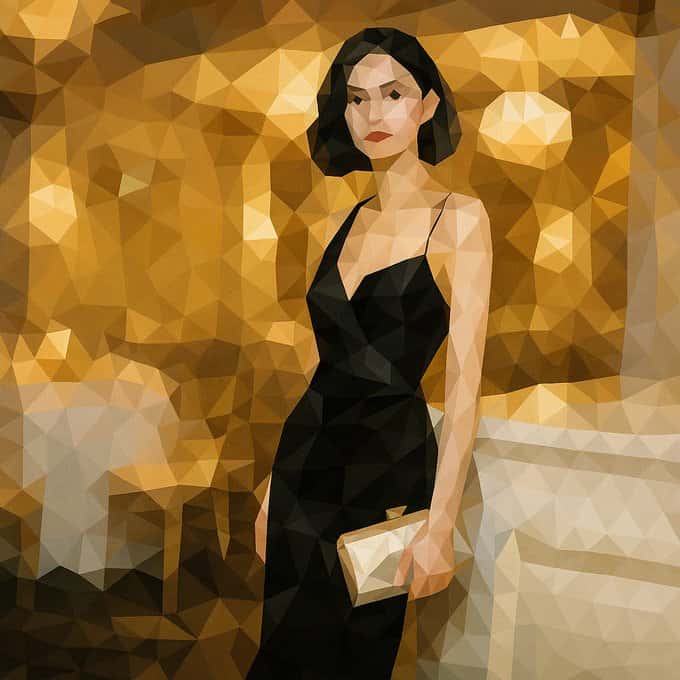 Gemini AI photo prompts preview — Low-Polygon Mosaic Style