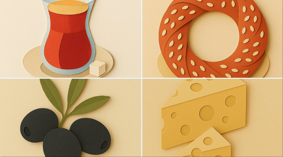 Gemini AI photo prompts preview — Minimalist Style Illustration