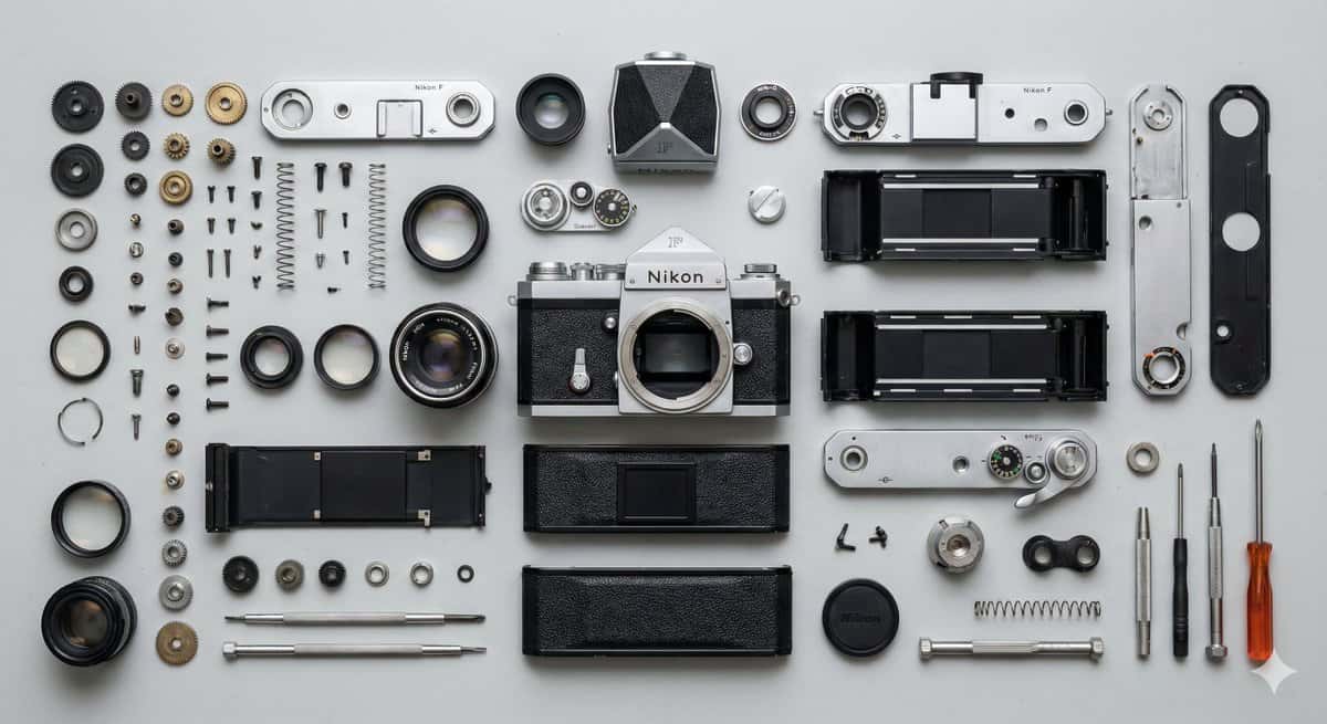 Gemini AI photo prompts preview — Camera Disassembly