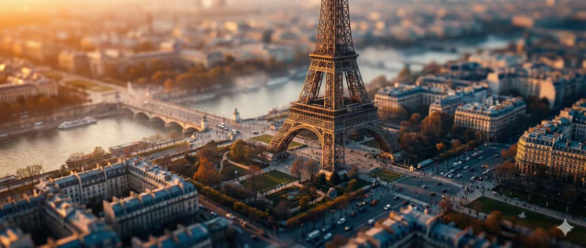 Gemini AI photo prompts preview — Real World Tilt-Shift Photography