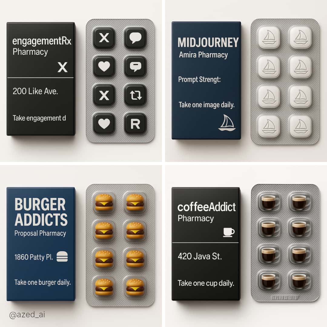 Gemini AI photo prompts preview — Pharmaceutical Style Product