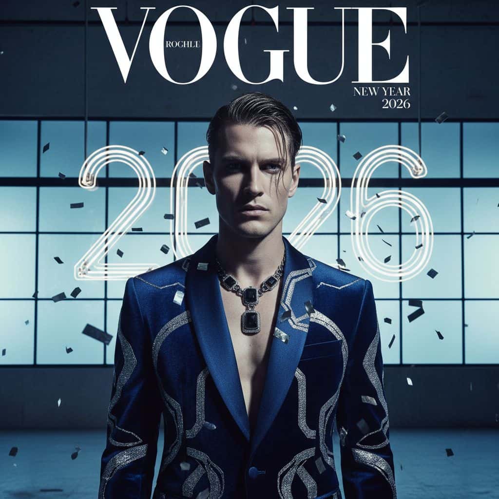 Gemini AI photo prompts preview — Vogue-Style Fashion Editorial Portrait