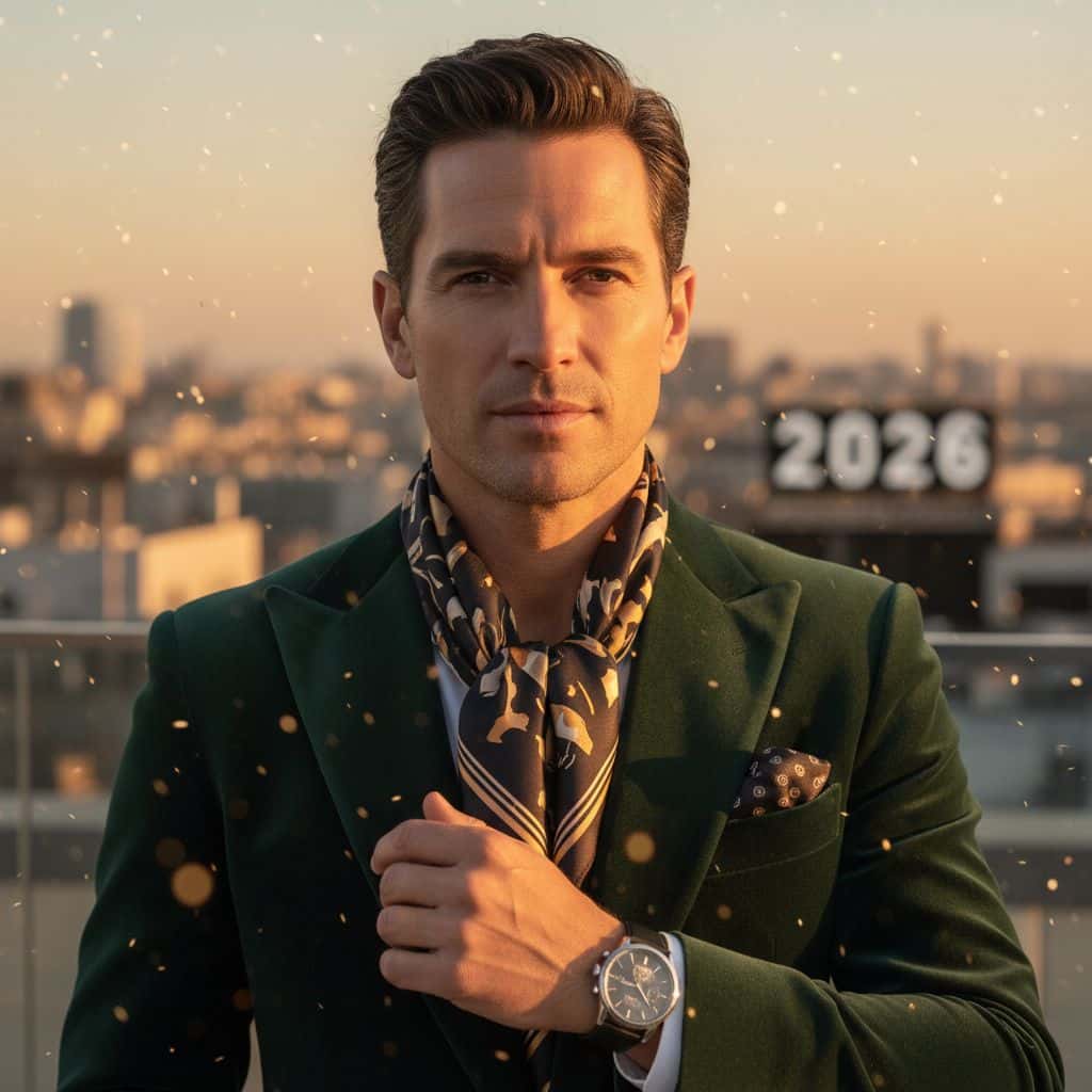 Gemini AI photo prompts preview — Golden Hour Gentleman Look