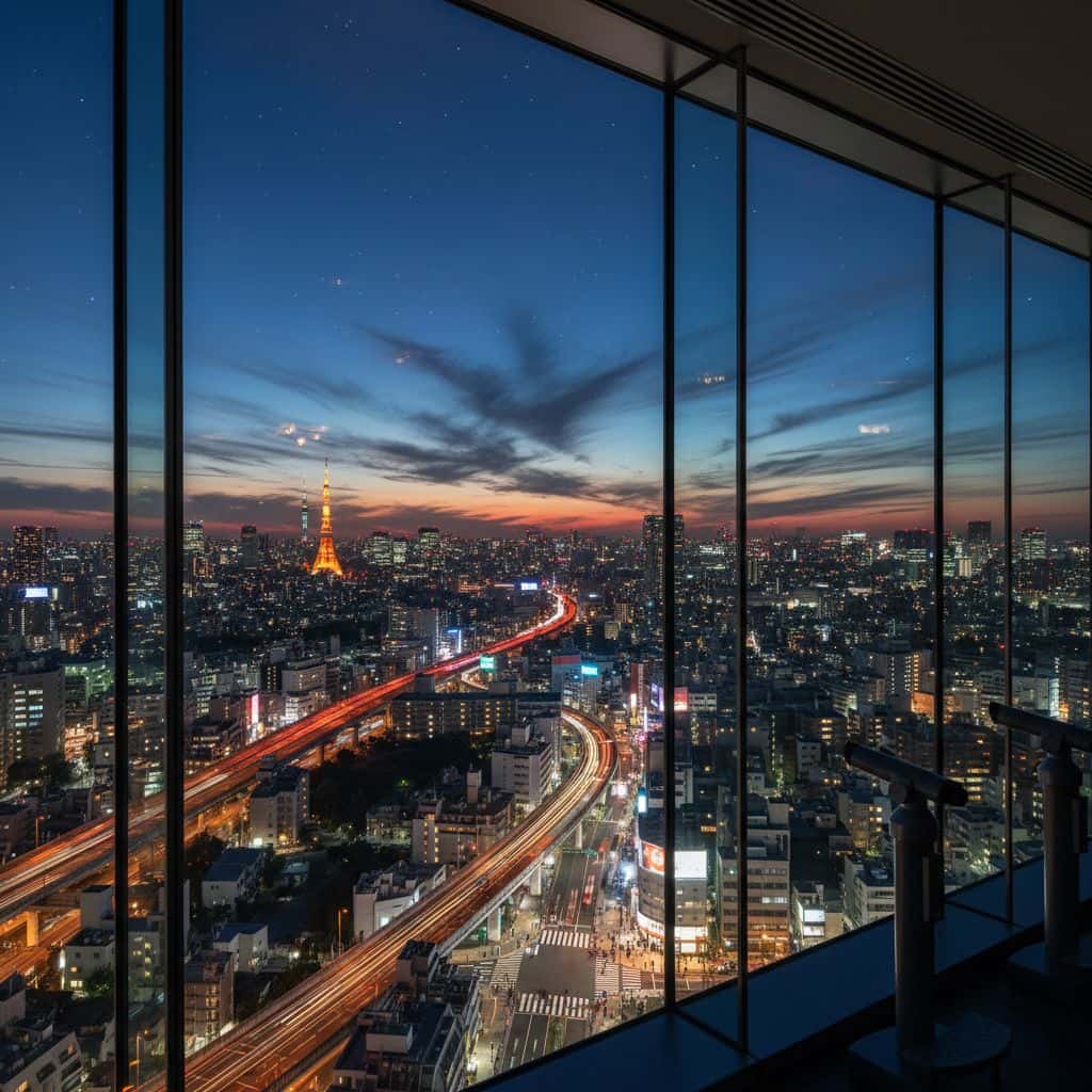 Gemini AI photo prompts preview — Tokyo Skyscraper Uniform Edit