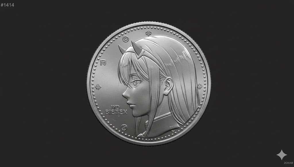 Gemini AI photo prompts — A Delicate Metallic Coin Featuring a Person Gemini AI photo prompts preview — A Delicate Metallic Coin Featuring a Person