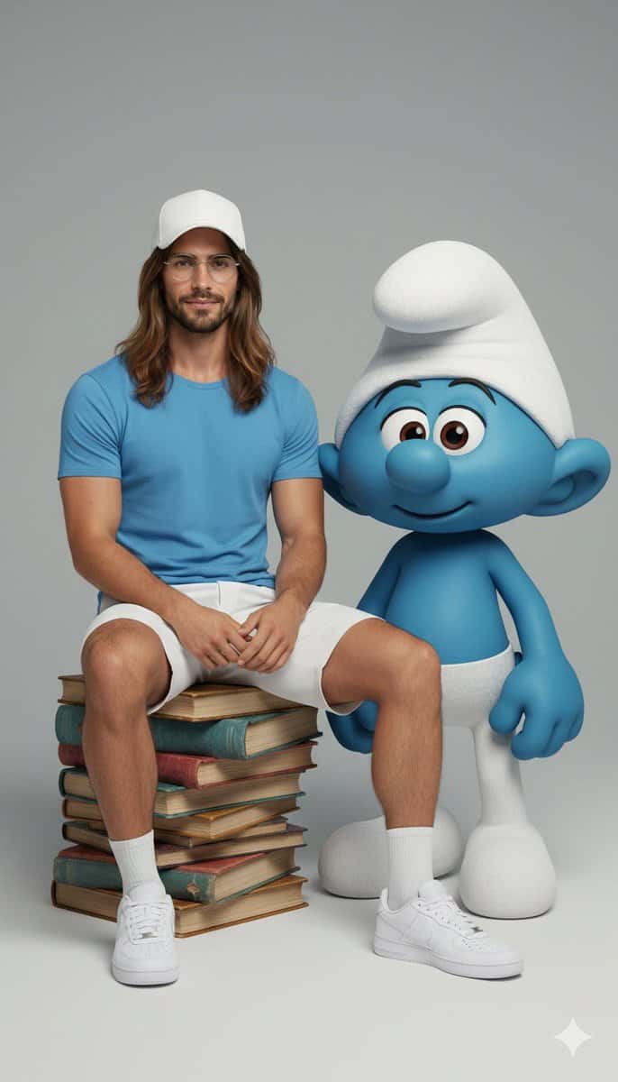 Gemini AI photo prompts — Ultra-realistic Full-body Portrait and Character Interaction Gemini AI photo prompts preview — Ultra-realistic Full-body Portrait and Character Interaction