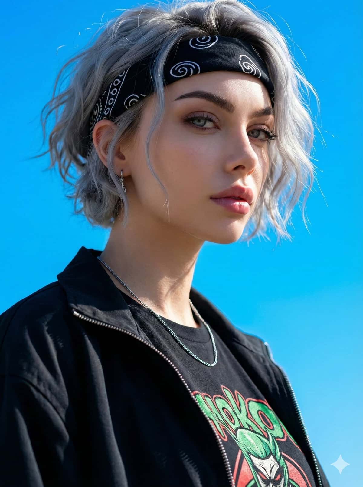 Gemini AI photo prompts — Modern Avant-Garde Female Portrait Gemini AI photo prompts preview — Modern Avant-Garde Female Portrait