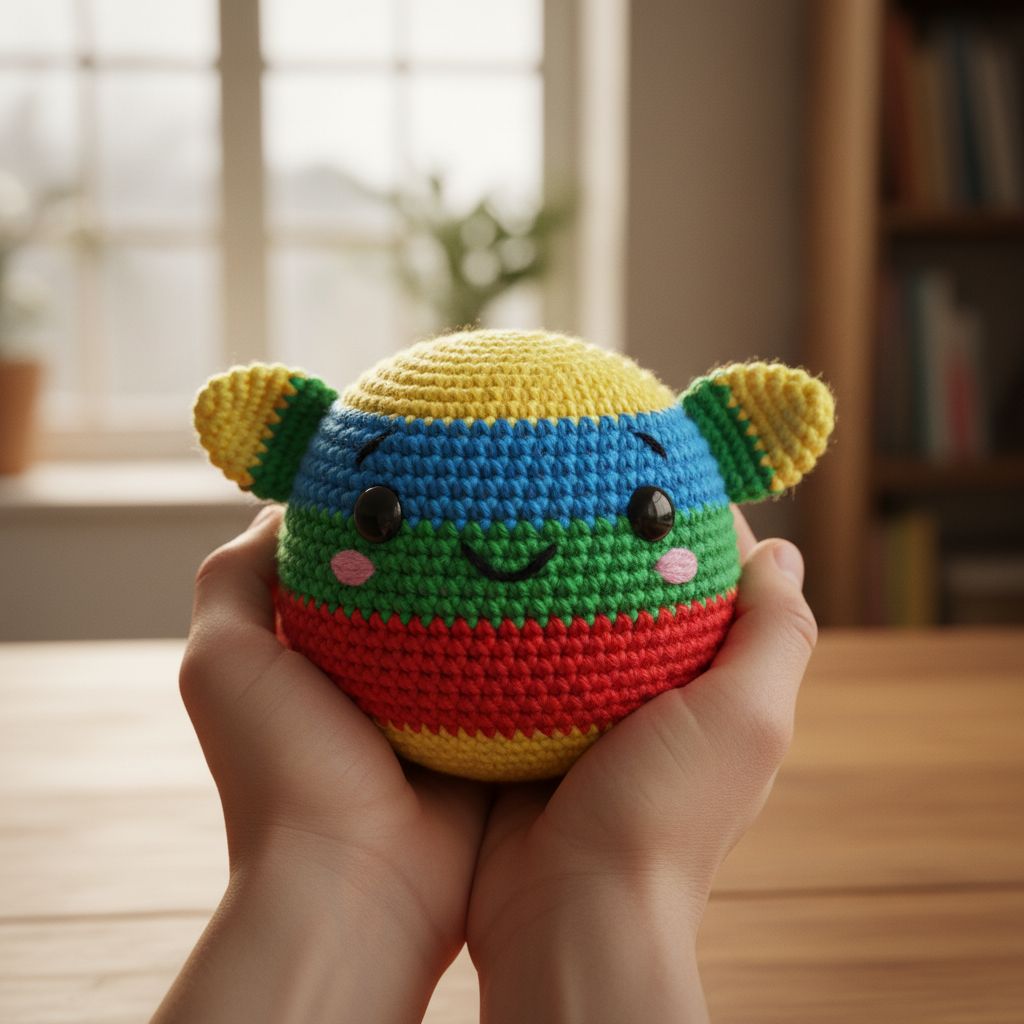 Preview of Nano Banana Chibi Knitted Doll