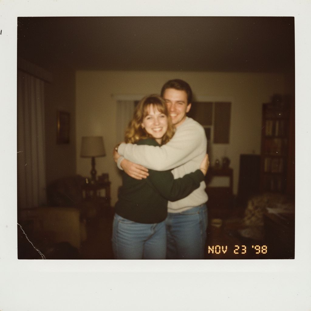 Preview of Gemini Polaroid Woman Embrace