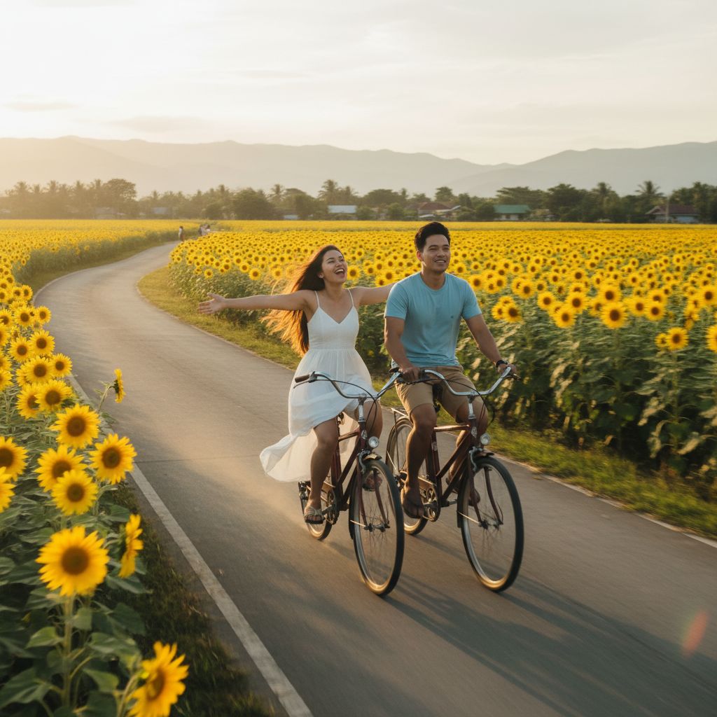 Preview of Nueva Ecija Sunflower Tandem Bicycle Ride