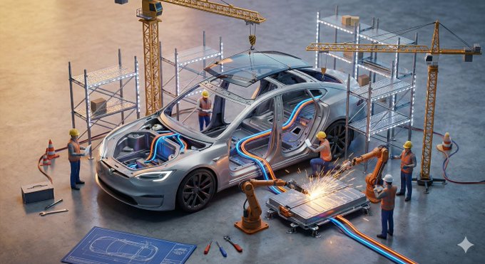 Gemini AI photo prompts preview — Miniature Construction Site Advertisement