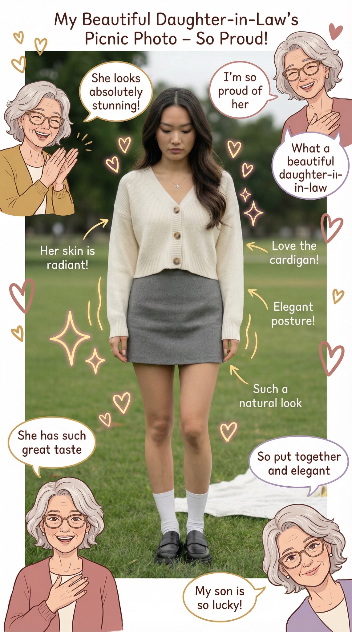 Gemini AI photo prompts — Mother-in-Law Admiring Assessment Photo Gemini AI photo prompts preview — Mother-in-Law Admiring Assessment Photo