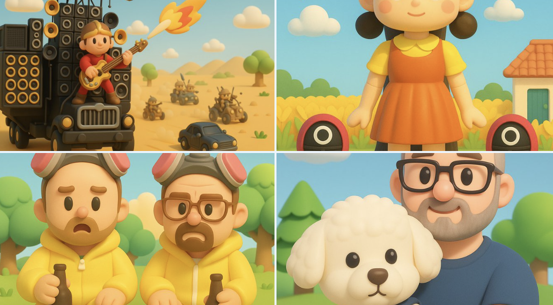 Preview of Nintendo-Style 3D Cartoon Illustration