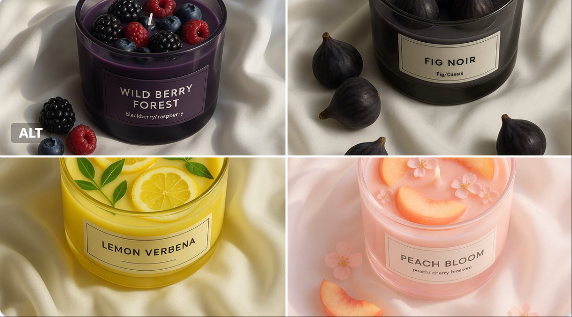 Preview of Fruit Candle