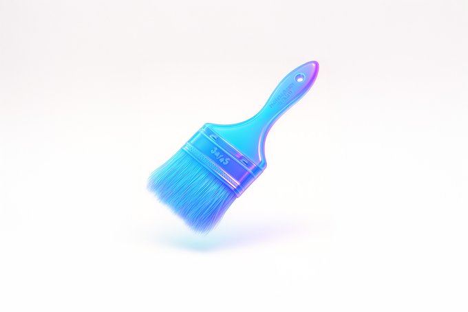 Preview of Floating Glassy Neon 3D