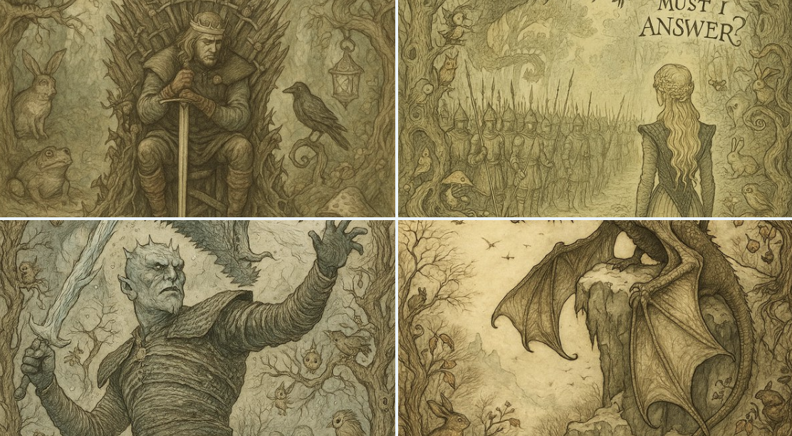 Preview of 1920s Fairy Tale Illustrations in the Style of Arthur Rackham