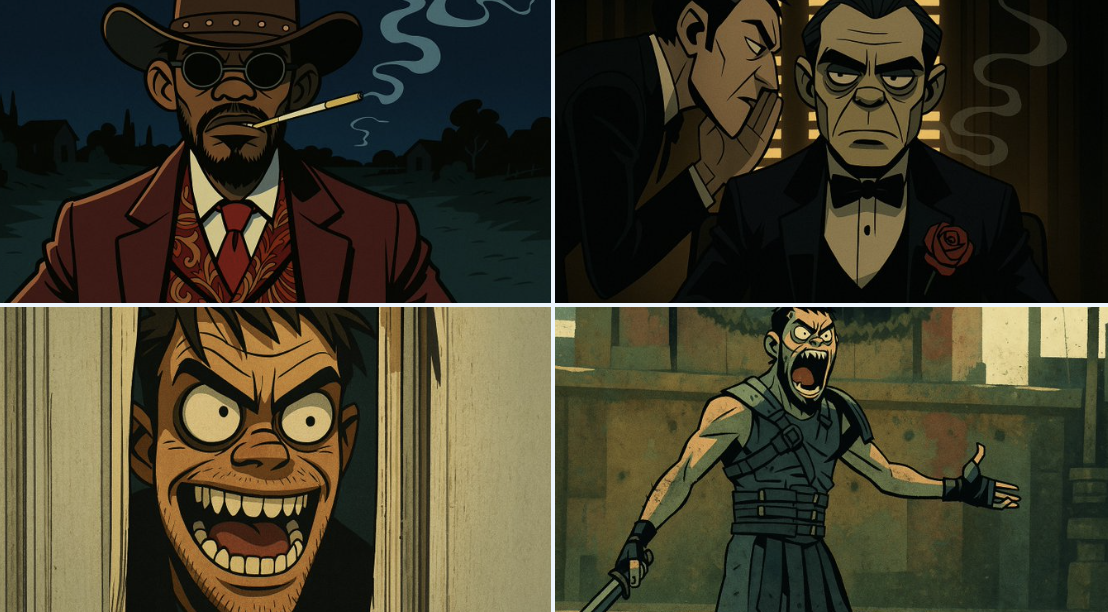 Preview of Gorillaz-Style Illustration of Street Mischief