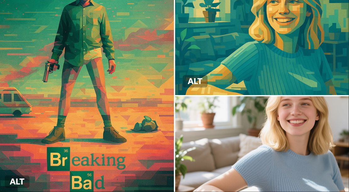 Preview of Surreal Geometric Art Style Digital Illustration