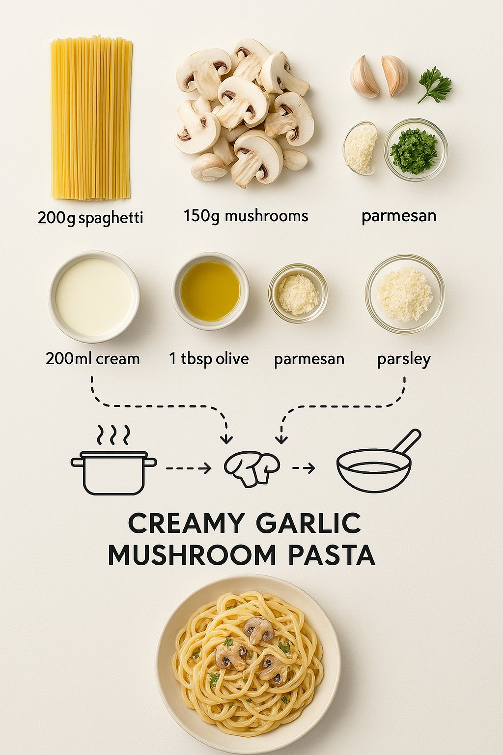 Preview of Recipe Infographic Creation