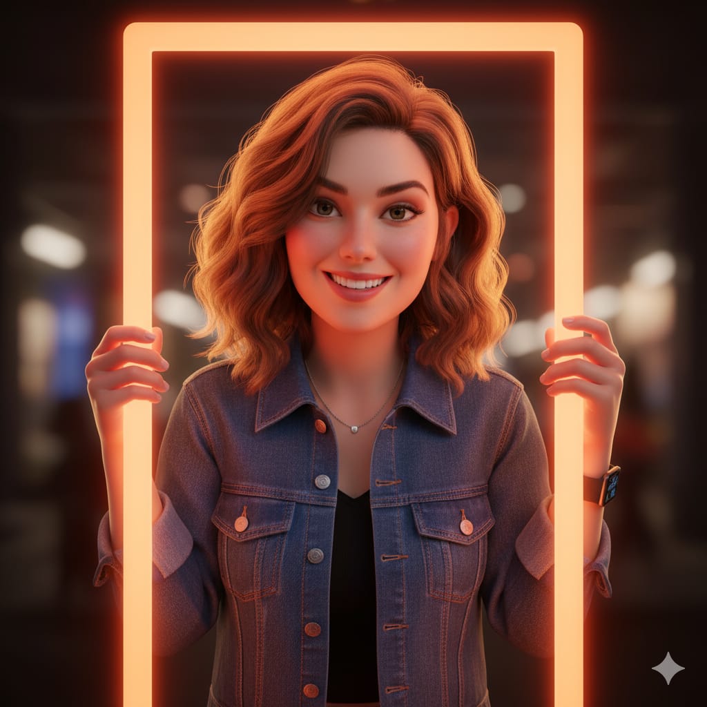 Preview of 3D Digital Illustration of a Woman