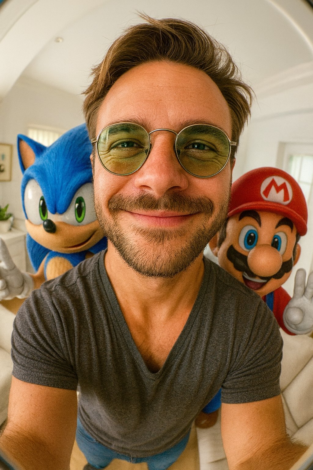 Preview of Selfie with Sonic and Mario