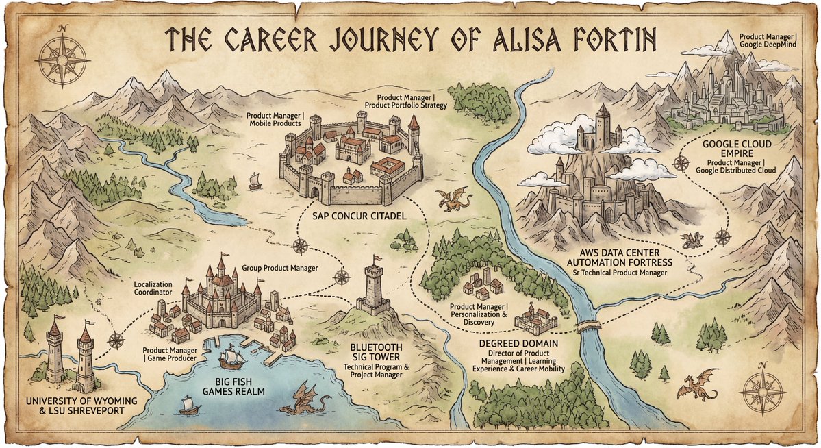 Preview of Career Journey Visualization as a Map