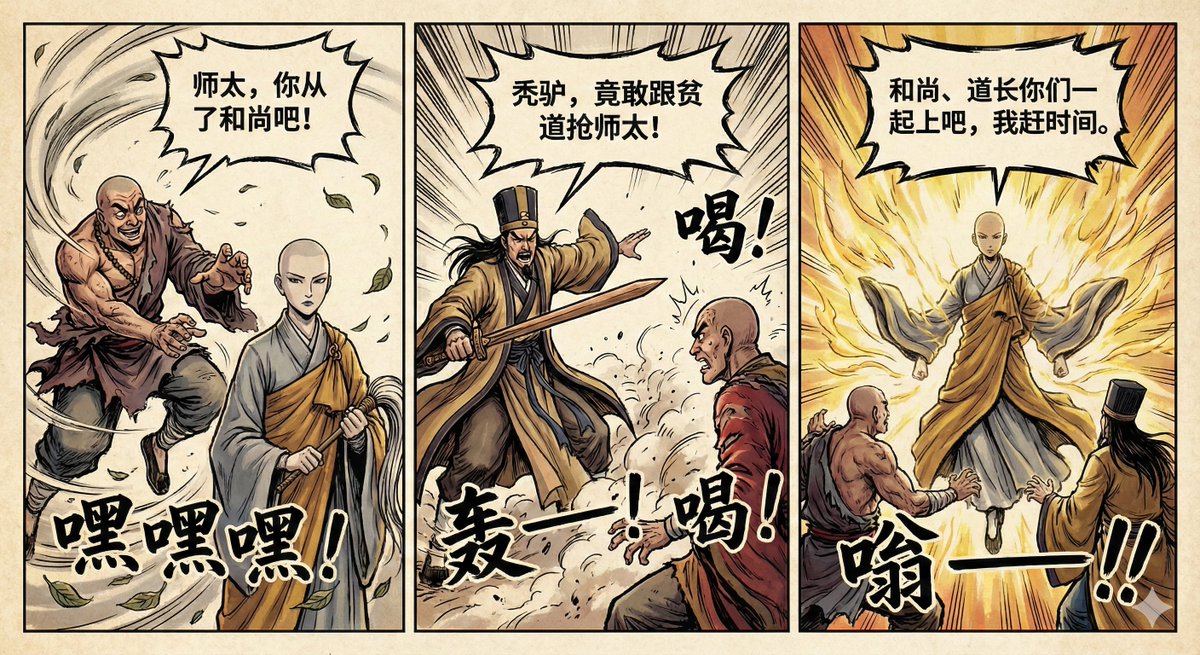 Preview of Hong Kong Martial Arts 3-Panel Comic