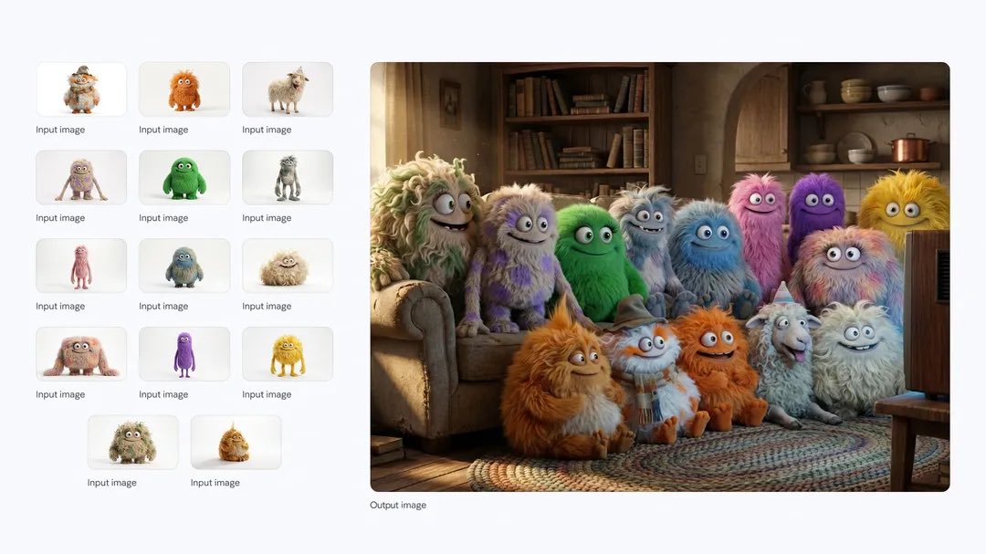 Preview of 14 Fluffy Little Creatures Squeezed Together on the Sofa
