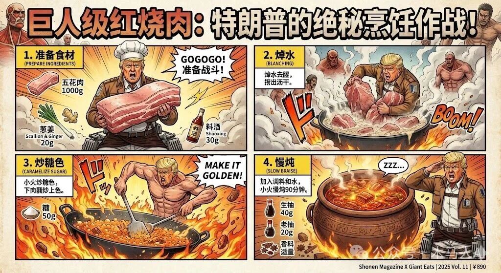 Preview of Attack on Titan Style Recipe: Braised Pork