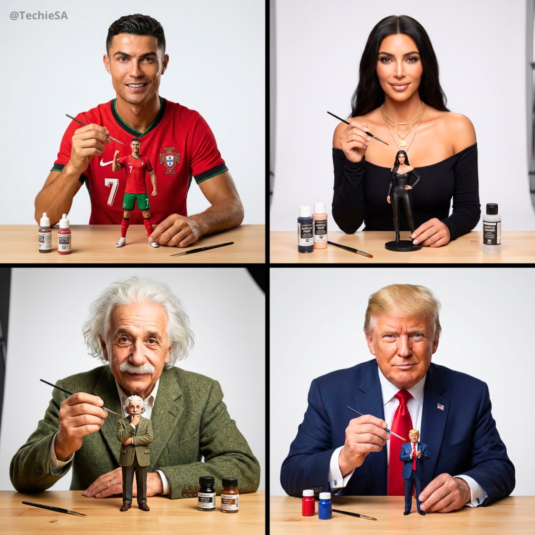 Preview of The Artist is Painting Their Own Miniature Figurine