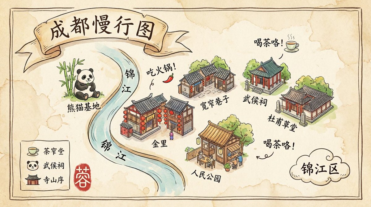 Preview of Chengdu Travel Map