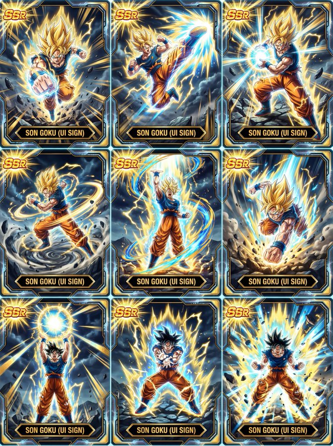 Preview of Dragon Ball Cards