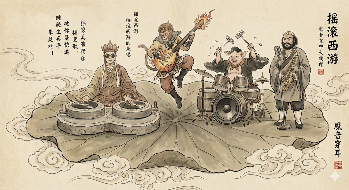 Preview of Journey to the West: The Four Disciples Form a Rock Band