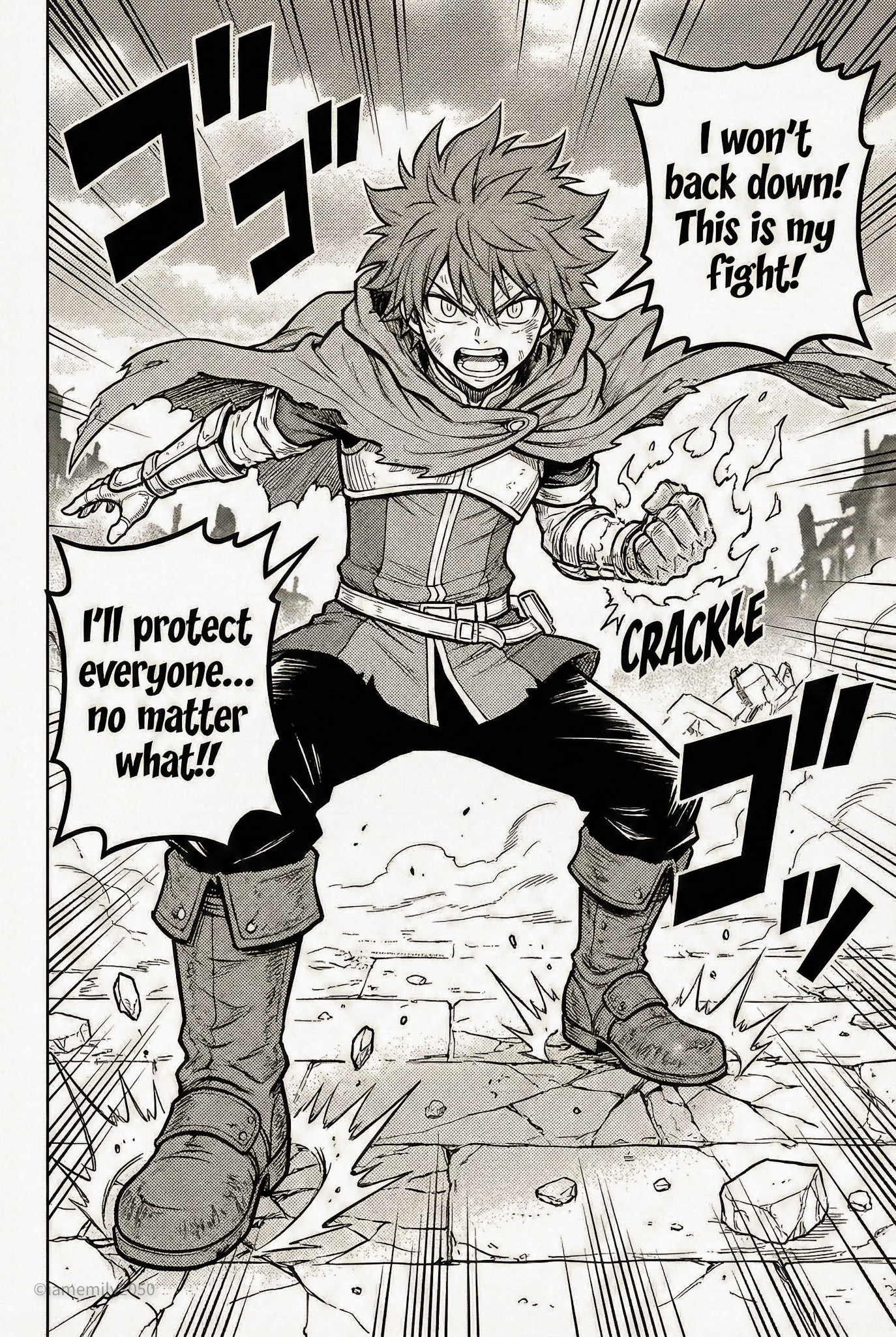 Preview of Modern Shonen Fantasy Manga