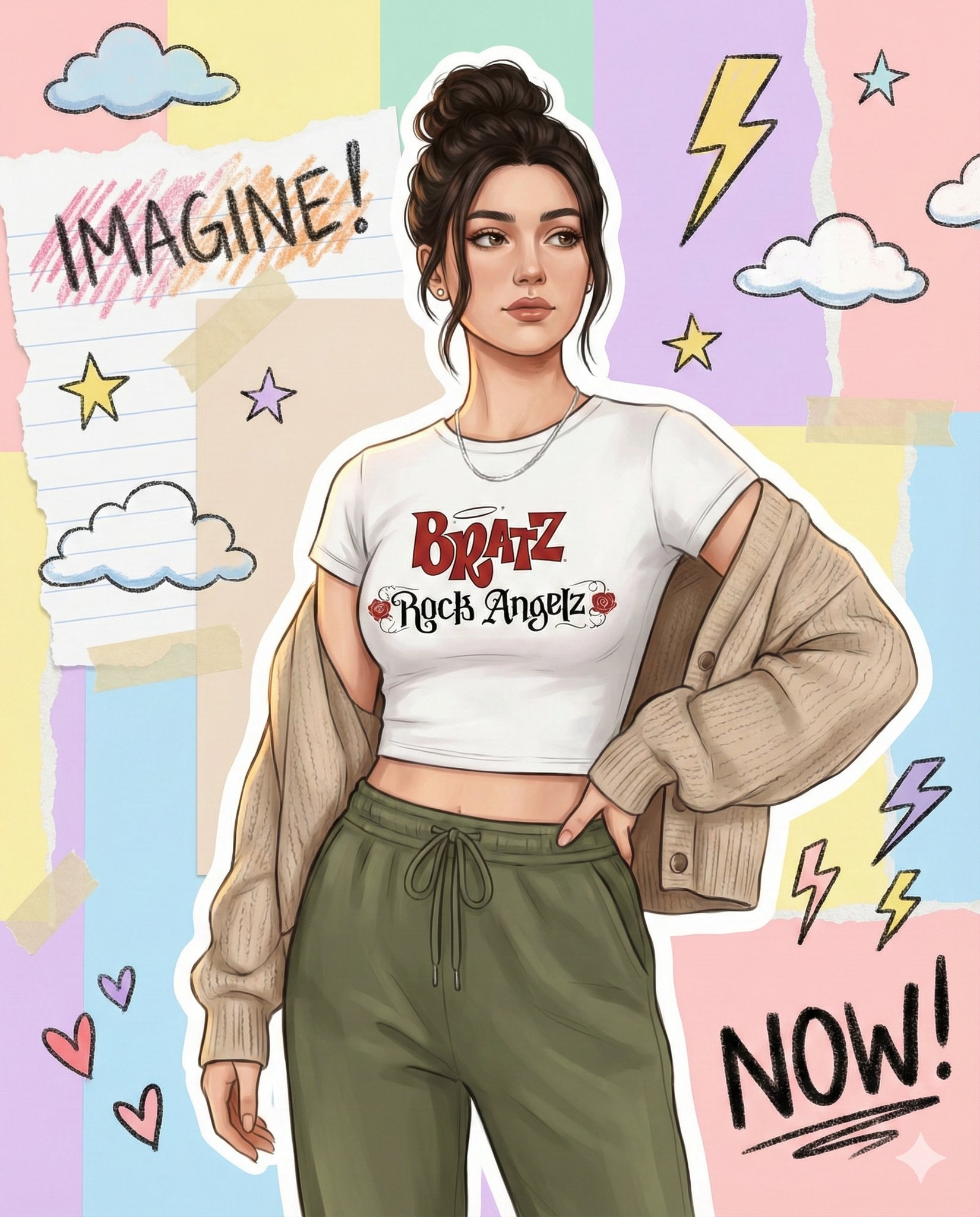 Preview of Artistic Digital Scrapbook Style