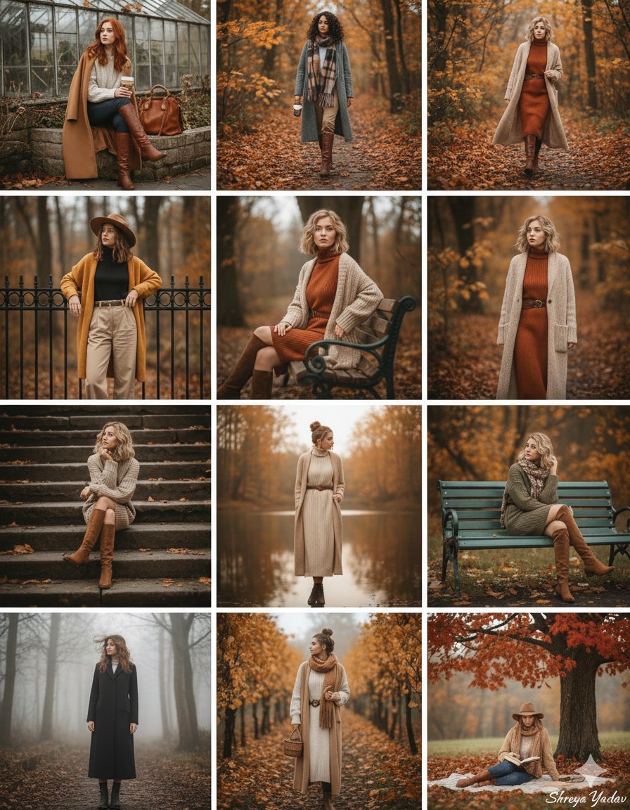 Preview of A 12-Photo Independent Autumn Fashion Collage Preview of A 12-Photo Independent Autumn Fashion Collage