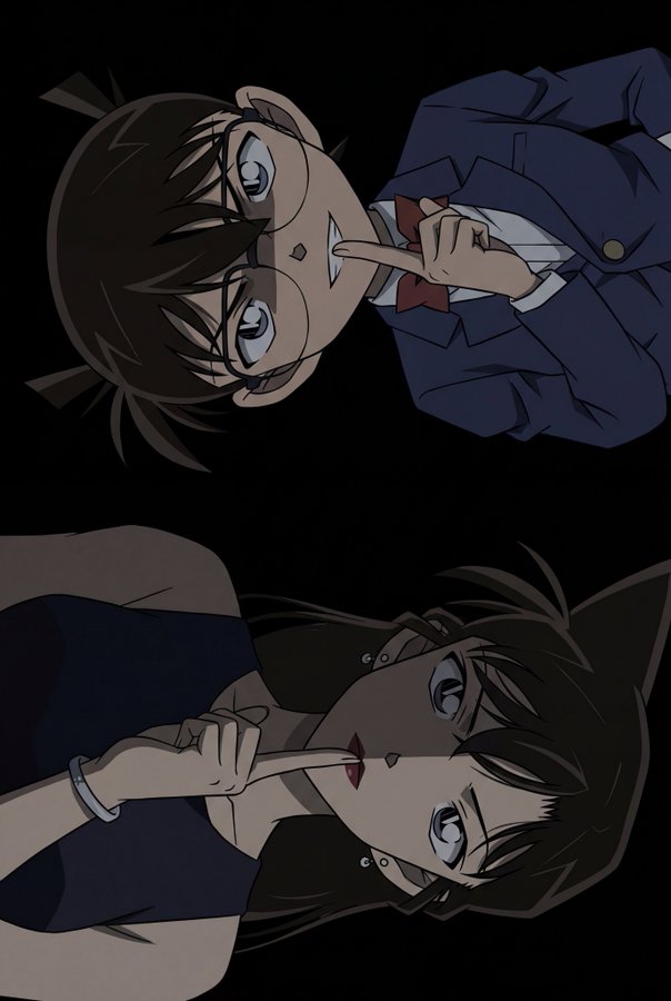 Gemini AI photo prompts preview — Shinichi Kudo and Ran Mouri