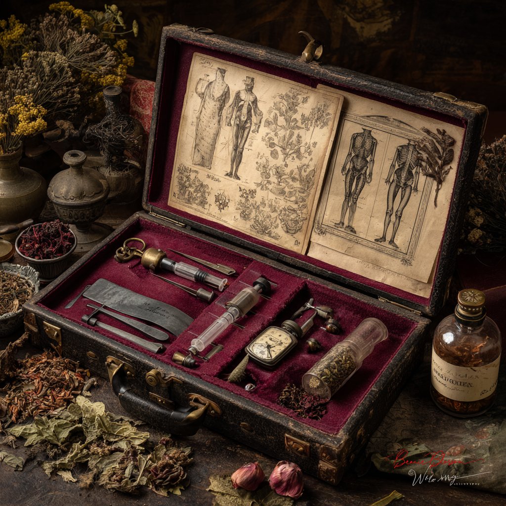 Preview of A Victorian Surgeon’s Medical Kit Laid Open Preview of A Victorian Surgeon’s Medical Kit Laid Open