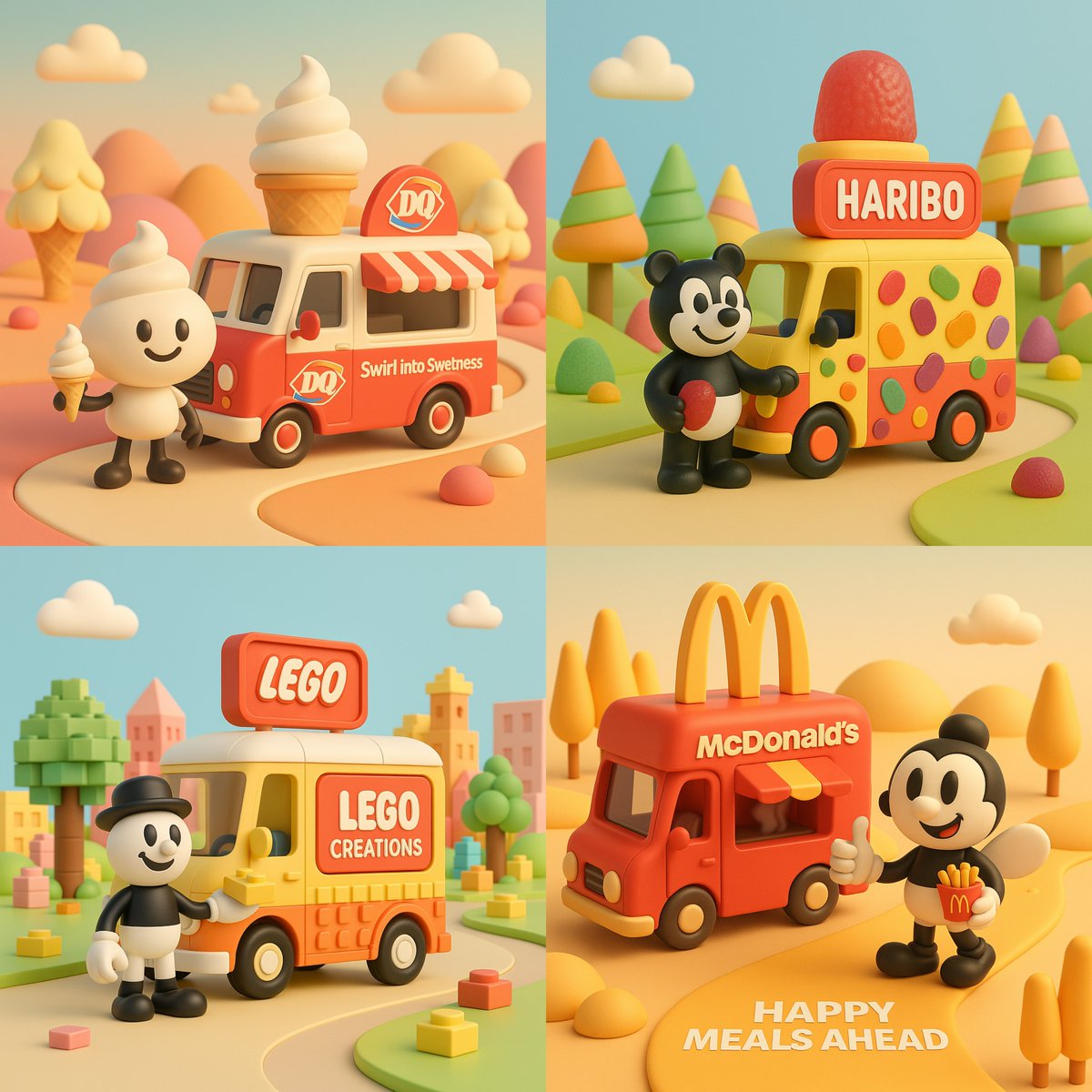 Preview of 3D Snack Cartoon World