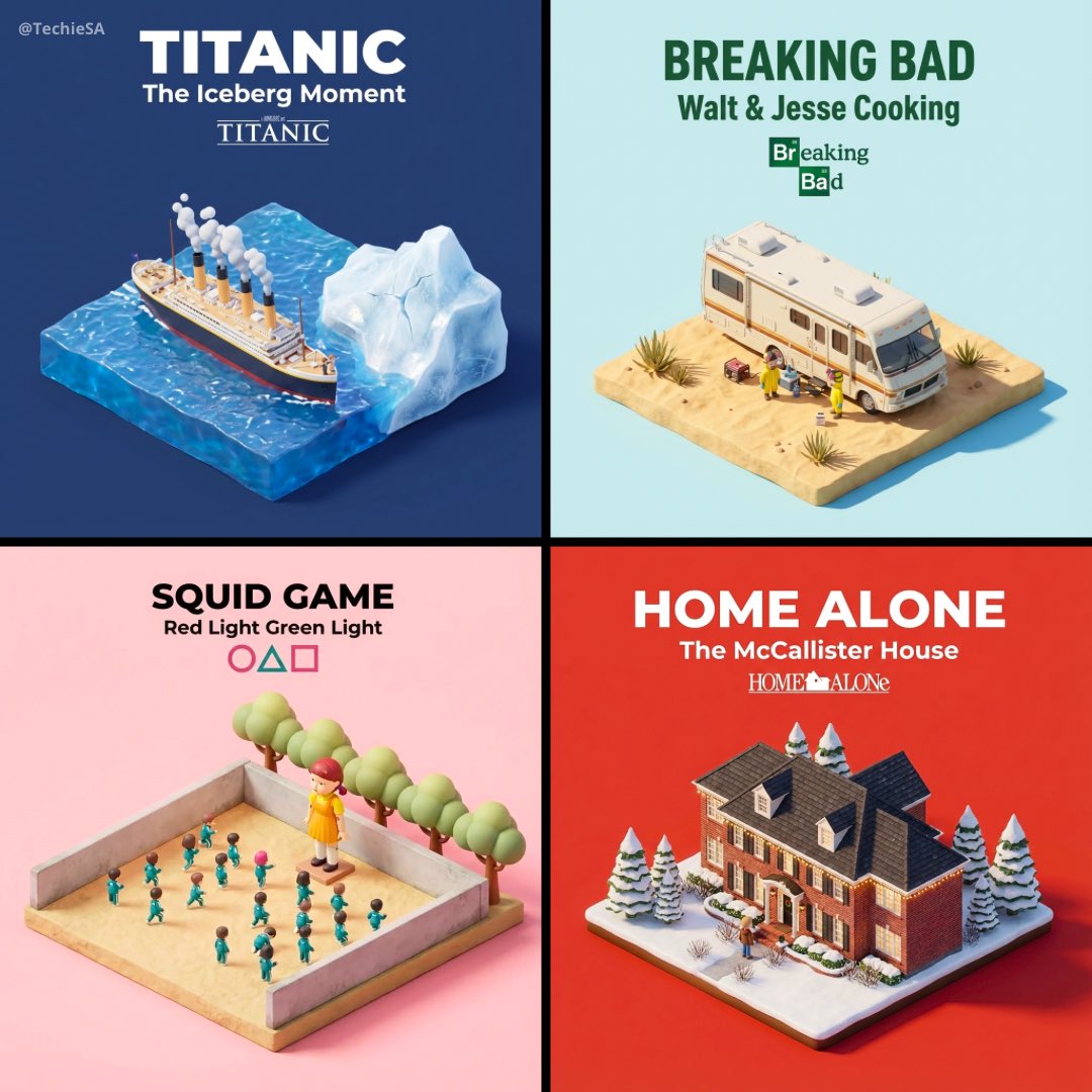 Preview of Miniature 3D Cartoon Scene